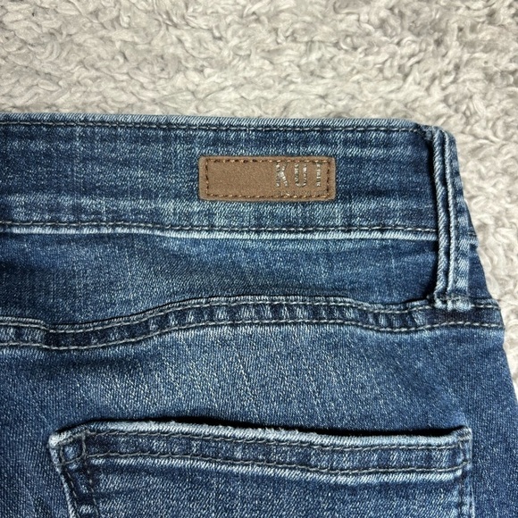 Kut from the Kloth Jeans Womens 6 High Rise Toothpick Skinny Stretch Distressed - Picture 4 of 5